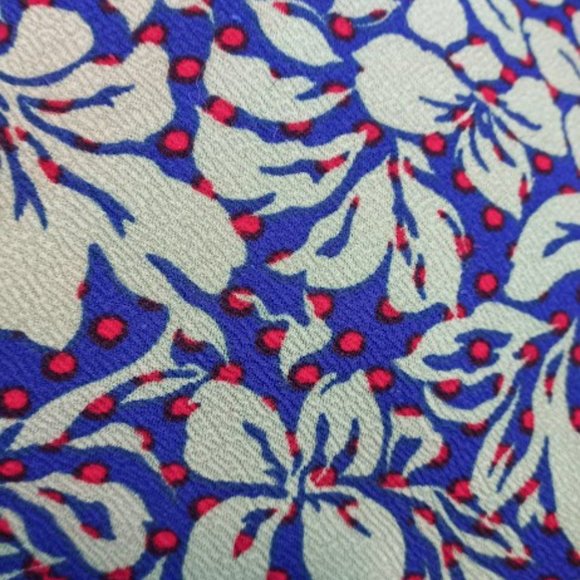 LuLaRoe Nicole Dress - Tropical Green Flowers, Size XL - Picture 2 of 6